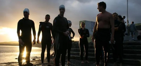 First Swimmers Out